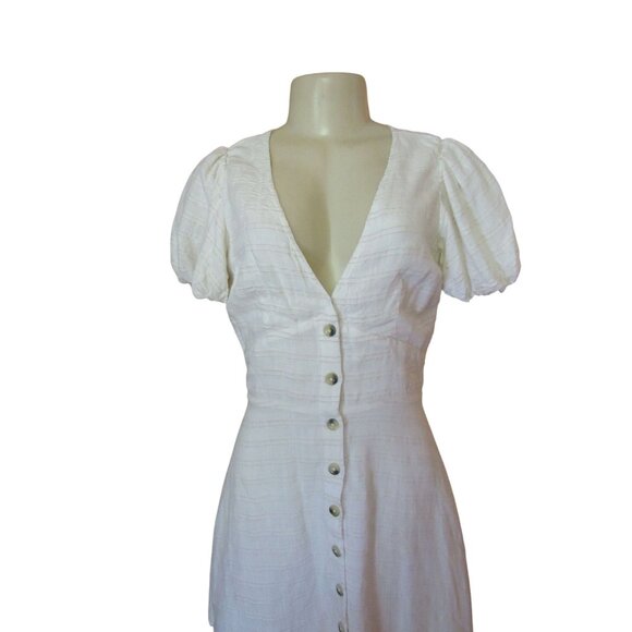 L Space Sabrina Off White Button Down Dress Size XS - Picture 3 of 8